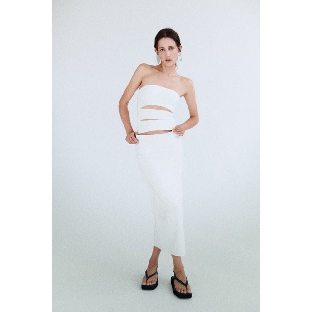 Zara Cut Out Maxi Dress